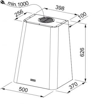Кухонна витяжка Franke Smart Deco FSMD 508 BK 335.0528.006: 3