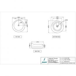 Умивальник Jaquar JDS 47 JDS-WHT-25903: 2