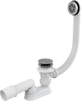 Сифон для ванни ALCA PLAST напівавтомат CLICK/CLACK A505CRM: 1