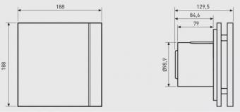 Витяжний вентилятор Soler&Palau SILENT-100 CZ DESIGN-3C: 5