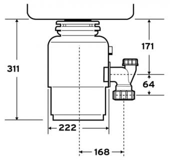 Подрібнювач In-Sink-Erator Model Evolution 150: 5