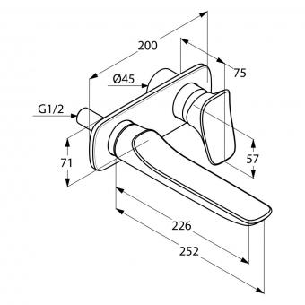 Змішувач для раковини KLUDI Ambienta 532450575: 2