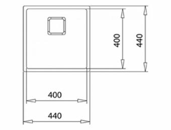 Мийка TEKA FLEXLINEA RS15 40.40 115000014: 2