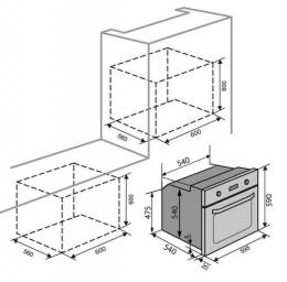 Духова шафа електрична VENTOLUX VENETO 6 MT (IV/RB): 5