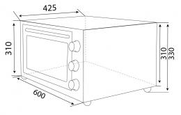 Електрична піч VENTOLUX NIKA 45 (IVORY) 2G: 5