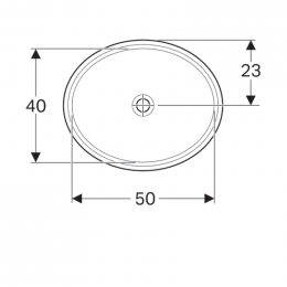 Умивальник GEBERIT VariForm 500.755.01.2: 2