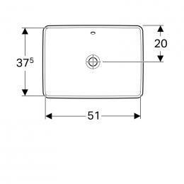 Умивальник GEBERIT VariForm 500.737.01.2: 2