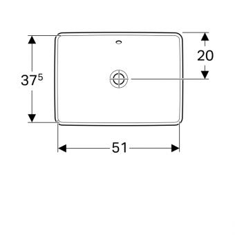 Умивальник GEBERIT VariForm 500.737.01.2: 2