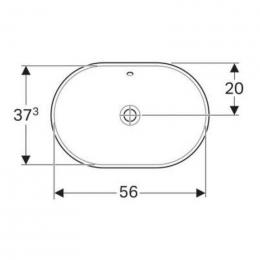 Умивальник GEBERIT VariForm 500.729.01.2: 2