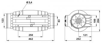 Канальний вентилятор Soler&Palau TD-350/125 SILENT: 3