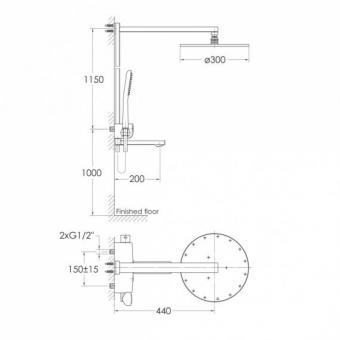 Душова система IMPRESE SMART CLICK ZMK101901091: 3