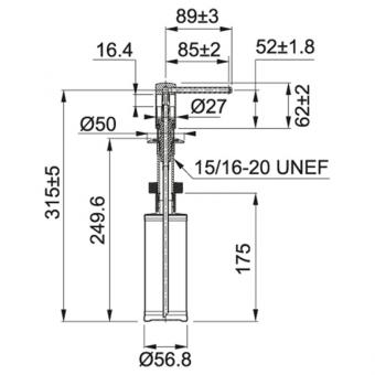 Дозатор рідкого мила FRANKE COMFORT ваніль 119.0578.747: 2