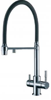 Змішувач для кухні FABIANO FKM 3143 Inox Black 8231.403.0056: 1