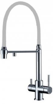 Змішувач для кухні FABIANO FKM 3143 Inox White 8231.403.0057: 1