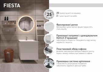 Шафка VOLLE FIESTA з умивальником 100см 15-100-01: 4