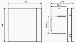 Витяжний вентилятор Soler&Palau SILENT-100 CRZ DESIGN (230v50): 4