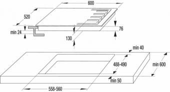 Варильна поверхня газова Gorenje G640EW: 2