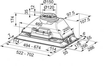 Кухонна витяжка Franke INCA SMART FBI 705 GR 305.0599.533: 3
