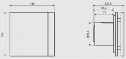 Витяжний вентилятор Soler&Palau SILENT-100 CHZ DESIGN: 5