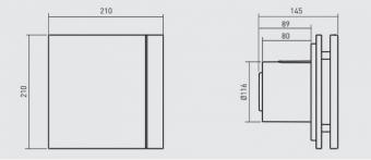 Витяжний вентилятор Soler&Palau SILENT-200 CRZ SILVER DESIGN - 3C (230V 50): 2