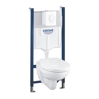 Набір GROHE RAPID 38722001 + унітаз + набір змішувачів + гіг. набір Mega Bundle Euroeco 39117MB0: 4