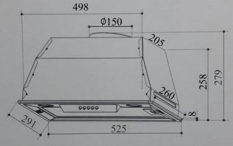 Кухонна витяжка Interline SMART GR A/60/T: 5