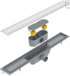 Душовий трап із ґратами хвиля 60 см VOLLE 90-22-603: 3