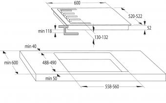 Варильна поверхня комбінована Gorenje GCE691BSC: 3