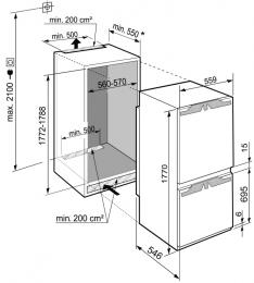 Вбудований холодильник LIEBHERR ICNe 5133: 4