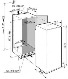 Вбудований холодильник LIEBHERR IRBSe 5121: 5