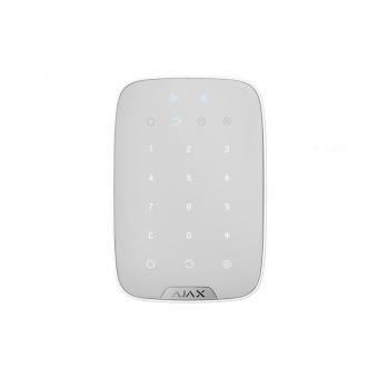 Бездротова сенсорна клавіатура Ajax KeyPad Plus white: 1