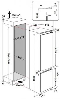 Вбудований холодильник Indesit INC20T321EU: 4