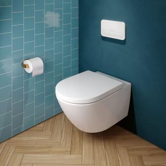 Унітаз підвісний VILLEROY&BOCH Subway 3.0 soft-closing та quick release 4670TS01: 2