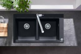 Мийка кухонна HANSGROHE S510-F770 770x415 чорний графіт 43316170: 1