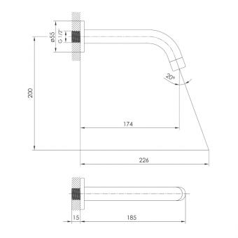 Вилив IMPRESE BRENTA ZMK081906300: 2