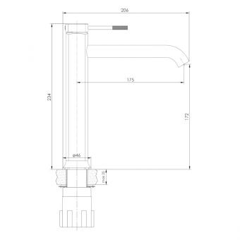 Змішувач для умивальника IMPRESE BRENTA ZMK091908011: 2