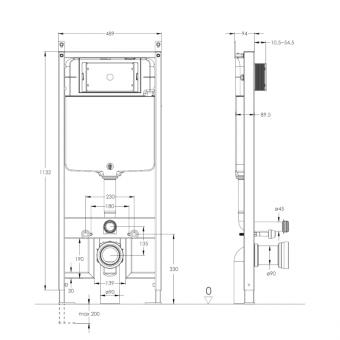 Інсталяція для унітазу IMPRESSE 3в1 I1230: 2