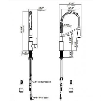 Змішувач для кухні KRAUS KFF-1610CH: 4