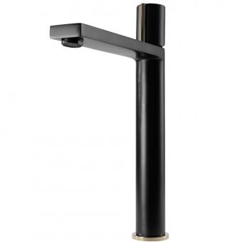 Змішувач для умивальника Rea ICON Black/L.Gold REA-B5681: 4