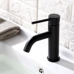 Змішувач для умивальника Rea Lungo black mat REA-B4102: 3