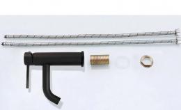 Змішувач для умивальника Rea Lungo black mat REA-B4102: 5