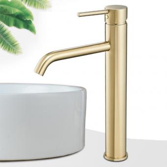Змішувач для умивальника Rea Lungo L.Gold REA-B9409: 2