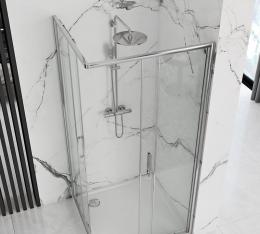 Душова кабіна Rea Punto 90x90 chrom безпечне скло, прозоре REA-K0867: 2