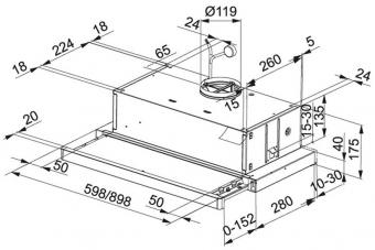 Кухонна витяжка Franke Flexa FTC 612 XS V2 315.0532.377: 3