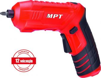 Викрутка акумулятора. поворот.MPT 4 В Li-ion 1.5 Ач 250 об/хв 3.5 Нм рев.USB аксес. 10шт(MCSD4006.1): 1