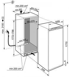 Вбудований холодильник LIEBHERR IRBdi 5180: 6