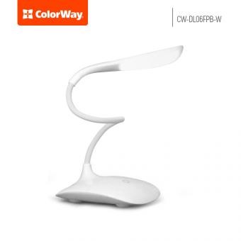 Розумна настільна лампа LED ColorWay CW-DL06FPB-W: 3