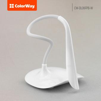 Розумна настільна лампа LED ColorWay CW-DL06FPB-W: 4
