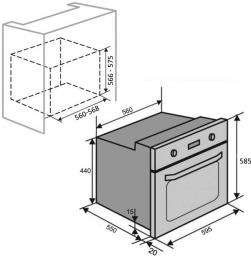 Духова шафа електрична VENTOLUX CHESTER 6 TC (BK): 5