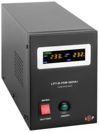 ДБЖ з правильною синусоїдою LogicPower LPY-B-PSW-500VA+ (350Вт) 5A/10A, 12V: 1